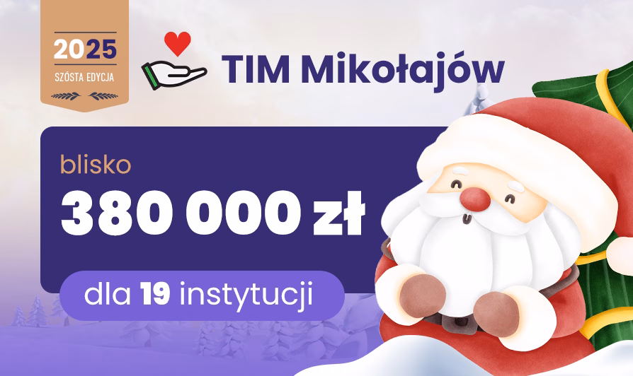 Mikołaj wylądował dzień wcześniej – mamy listę organizacji, które otrzymają rekordowe 21 500 zł wsparcia od TIM-u Mikołajów